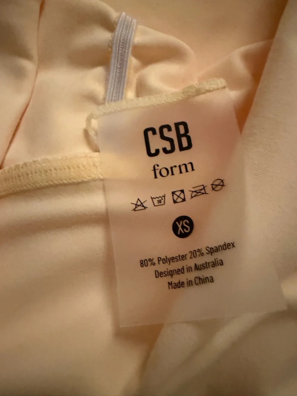 CSB form invisible scrunch fold over flare leggings - Picture 5 of 6